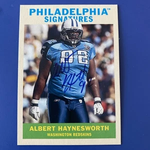 2009 UD Philadelphia Signatures PS-AH Albert Haynesworth AUTO NFL Patriots Titan - Photo 1/3