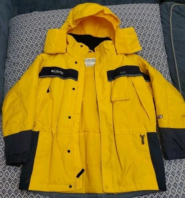 Columbia Sportswear Yellow Jacket Coat W/ Detachable Hoodie Youth Size XL 14/16 - Image 1 of 4
