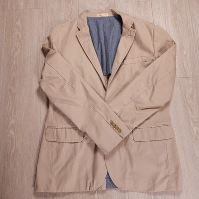 J. CREW Ludlow Jacket Sz L Khaki Tan Preppy Blazer Sport Coat Unstructured - Image 1 of 4