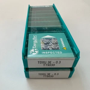 10 pezzi/scatola Taegutec TDXU3E-0.3 TT9030 - Foto 1 di 3