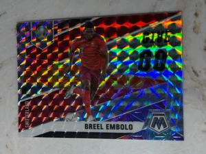 BREEL EMBOLO - 2021 PANINI MOSAIC UEFA EURO SOCCER GIVE N GO SILVER PRIZM INSERT - Bild 1 von 2