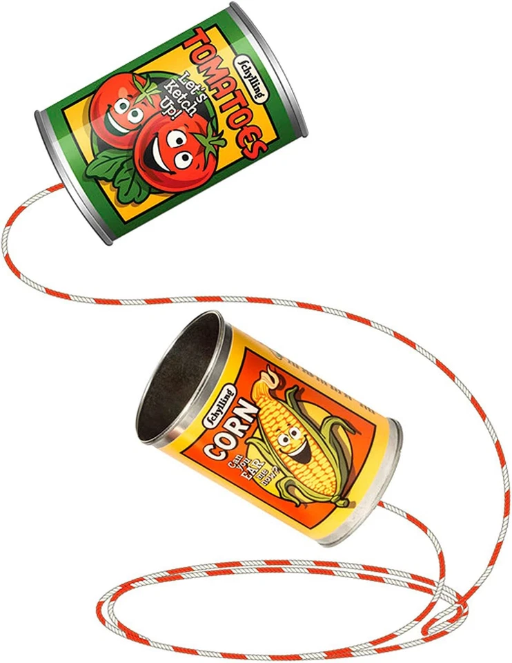 Tin Can Telephone Schylling 35001 Toys String Cans