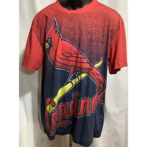 NEU MLB St. Louis Cardinals T-Shirt Klew XL doppelseitige Grafik rot & schwarz - Bild 1 von 7