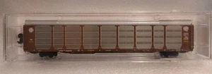 N-scale Auto Box Train ATCHISON,TOPEKA SANTA FE 89' Tri-Level Closed ATSF 700276 - Picture 1 of 11