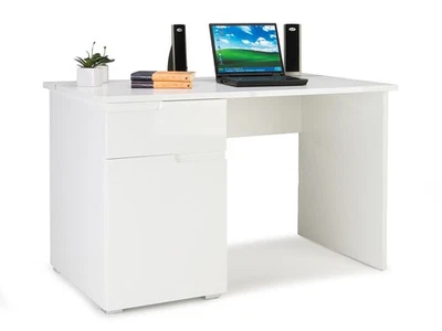 Schreibtisch SUNSHINE BHT 120x76x67 cm weiß Winkelschreibtisch Eckarbeitsplatz - Bild 1 von 3