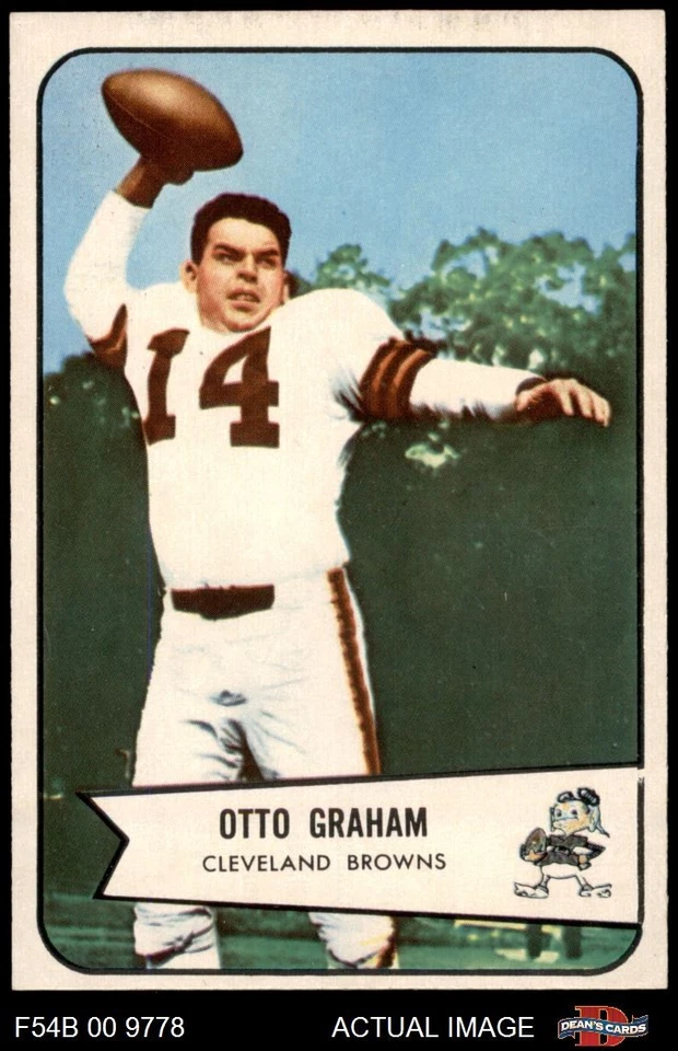 1954 Bowman #40 Otto Graham Browns-FB HOF Northwestern 7 - NM - Image 1 of 1