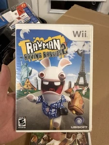 NUEVO Rayman Raving Rabbids 2 (Nintendo Wii, 2007) Sello - Imagen 1 de 3