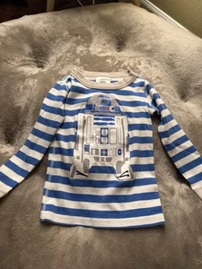 Hanna Andersson Star Wars Size 4 Boy Multicolor 100%Organic Cotton Pajama Top304 - Picture 1 of 1