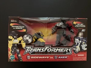 Transformers Robots in Disguise (RID) Sideways vs Axer - new, unopened! - Picture 1 of 3