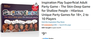 Superficial Adult Party Game - Lustiges Kartenspiel für 18+, 2-10 Spieler, NSFW - Bild 1 von 6