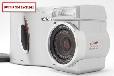 [Near MINT] CASIO QV-2300UX Digital Camera Silver 2.1MP Zoom Lens From JAPAN - Image 1 of 4