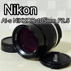 [NEAR MINT] Nikon Ai-s Nikkor 105mm F2.5 MF Telephoto Prime Lens From JAPAN - Picture 1 of 6