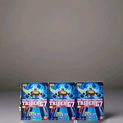 Trider G7 Bandai Minipla Set Completo Model Kit Introvabile! - Immagine 1 di 4