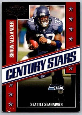 2007 Donruss Threads Century Stars Gold Shaun Alexander Seattle Seahawks #CS-15 - Image 1 of 2