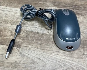 Microsoft Optical Mouse USB PS\2 Compatible Optical X802652-001 Blue TESTED C5 - Picture 1 of 8