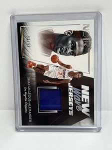 2018-19 Panini Noir Shai Gilgeous-Alexander New Wave Jerseys RC /99 Clippers - Picture 1 of 3