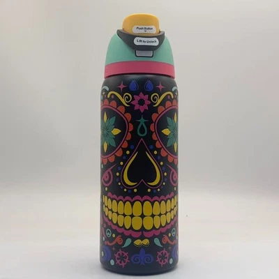Owala FreeSip 32oz Sugar Skull Bottle – Limited Edition 2025 Gift - Image 1 of 4