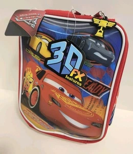Disney Pixar Cars Lightning McQueen Lunch Bag Lunchbox New With Tags Rare - Picture 1 of 10