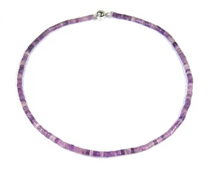 Damen Halskette aus dem Edelstein Lepidolith in Radform Magnetverschluss  - Bild 1 von 3