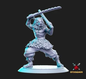 Inosuke RPG Fantasía Miniatura DnD Miniatura Pathfinder Juego de Mesa RN Estudio - Imagen 1 de 1