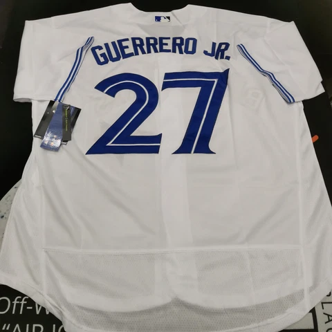 Vladimir Guerrero Jr. #27 Toronto Blue Jays White Flex Base Stitched Jersey Cover