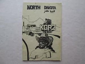 NORTH DAKOTA Joke Book 1980 1st Edition 1450 KGRZ Rare Collectible - Picture 1 of 4