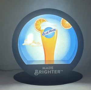 Blue Moon Brewing Company Back Bar LED Lighted Sign - NIB - Picture 1 of 6