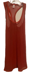 Canotta uomo Cockcon maglia rosso scuro taglia media nuova senza etichette aderente racerback slim fit - Foto 1 di 3