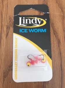 Lindy ICE WORM LIW 848 #8HK RED/GLOW RARE VINTAGE COLLECTIBLE-New-SHIP N 24H - Picture 1 of 2