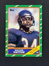 1986 Topps #11 Walter Payton Bears SET BREAK Football Card HOF NM-MT OR BETTER