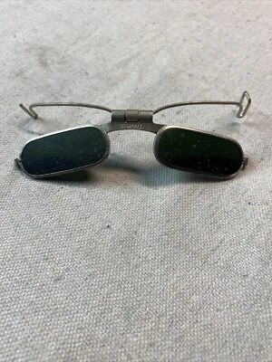 Pair Safety Glasses Clip On Shades Fendal Sunglasses Welding - Image 1 of 4