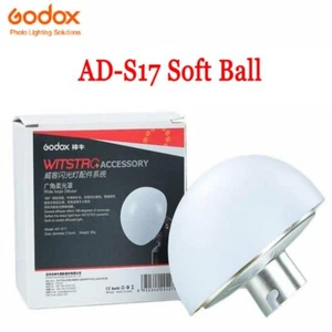 Godox AD-S17 Wide Angle Soft Ball Diffuser Dome Shade for AD200 AD200pro Flash - Picture 1 of 10