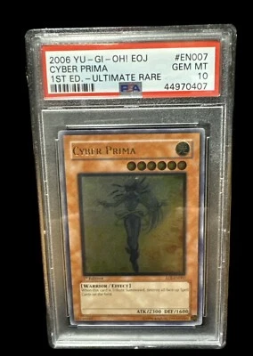Yugioh Cyber Prima 1st EOJ-EN007 PSA 10 - Image 1 of 2