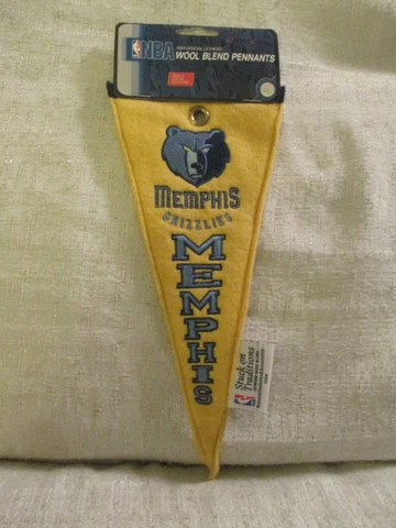 2004 Winning Streak Memphis Grizzlies NBA Wool Blend Basketball Pennant Cover