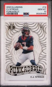2023 Panini Illusions Funkadelic CJ Stroud #14 PSA 10 - Picture 1 of 2