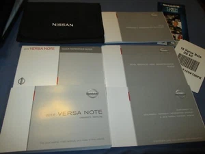 2016 NISSAN VERSA NOTE OWNERS MANUAL SET W/ CASE NEW - Bild 1 von 1