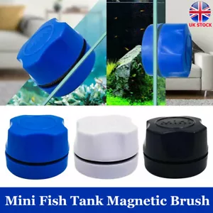 🔥 Aquarium Fish Tank Magnetic Clean Brush Window Glass Algae Cleaner Scrubber - Picture 1 of 19