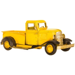 GELBER TONABNEHMER Metall Vintage LKW Bauernhaus. Alte Tage. Tolles süßes Geschenk - Bild 1 von 6
