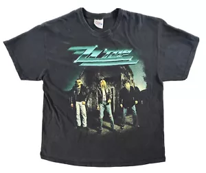 ZZ Top 2011 Tour Negro Hombre XL Camiseta Rock Concierto Gildan Peso Pesado Etiqueta - Imagen 1 de 7