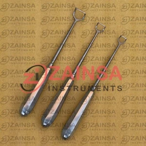 Barnhill Adenoid Curette #1 #2 #3 8.5" 3PCs Set ENT Surgical Instruments Curette - Picture 1 of 7