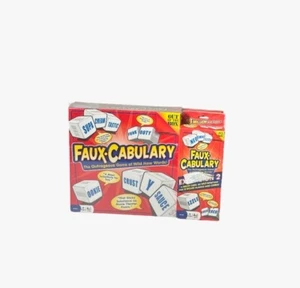 Faux Cabulary Adult Word Game with 2 Expansion Packs FACTORY SEALED BOX - Picture 1 of 4