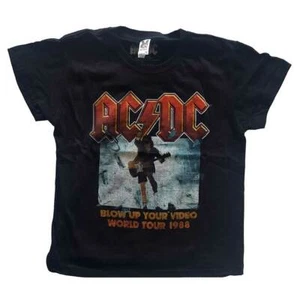 AC/DC Kids T-Shirt Blow Up Your Video Official Product Ages 1-14yrs Free Postage - Picture 1 of 1