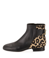 michael kors mira flat bootie