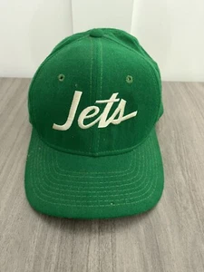 Vintage 90s NFL New York Jets Sports Specialties The Pro Snapback Hat Cap Wool - Picture 1 of 12