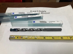 OSG 553034212, 8.7mm, Solid Carbide Coolant Taper Drill, WD1, 10D, 140°, 165mm L - Picture 1 of 5