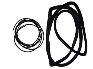1971-1993 Dodge Van B100 B150 B200 B250 B350 Windshield Seal W/ Black Lock Strip - Picture 1 of 1