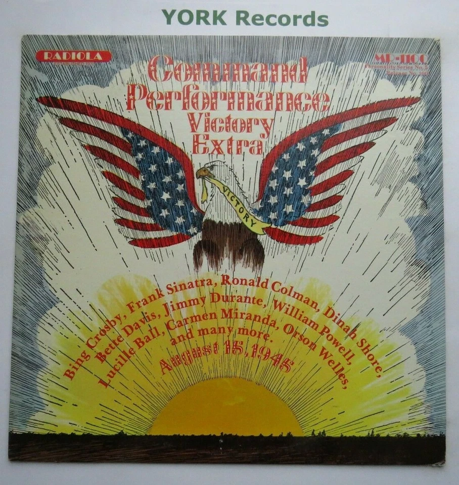 COMMAND PERFORMANCE - VICTORY EXTRA - August 15 1945 - Ex Con LP Record Radiola - Image 1 of 1