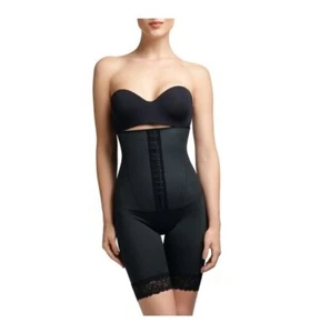 SQUEEM 26SB SEXY BODY HIGH WAIST MID THIGH SHORT IN BLACK SIZE SMALL - Picture 1 of 3