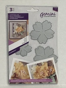 Crafter's Companion Gemini Elements Papercraft Die Peony 3 piezas - Imagen 1 de 5