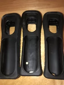 Set of 3 BLack Genuine Original Nintendo Wii Remote Controller SiliconeCovers - Picture 1 of 2
